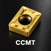 اینسرت تراشکاری CCMT (لوزی ۸۰ درجه با زاویه آزاد مثبت ۷ درجه)